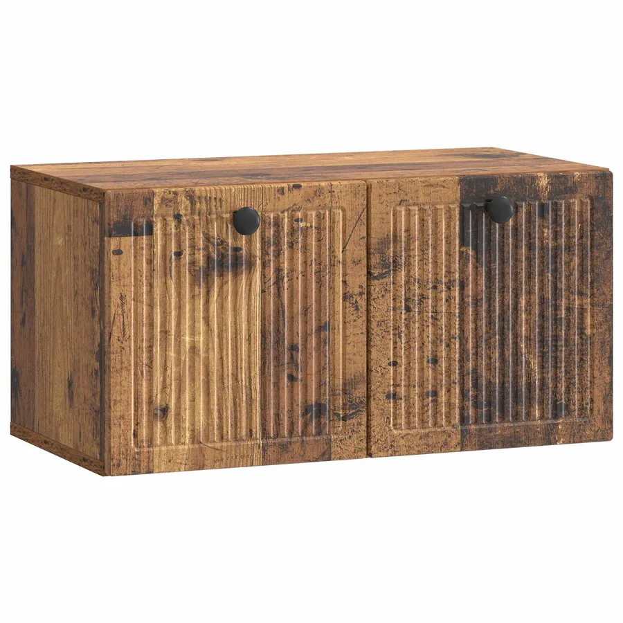 Meuble TV mural Bois ancien 59,5 x 31 x 30 cm Bois d'ingénierie - 2