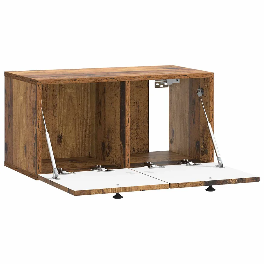 Meuble TV mural Bois ancien 59,5 x 31 x 30 cm Bois d'ingénierie - 5