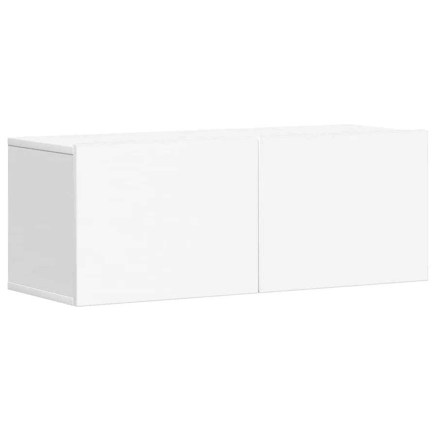 Ensemble de meubles TV 3 pcs Blanc Bois d'ingénierie - 5