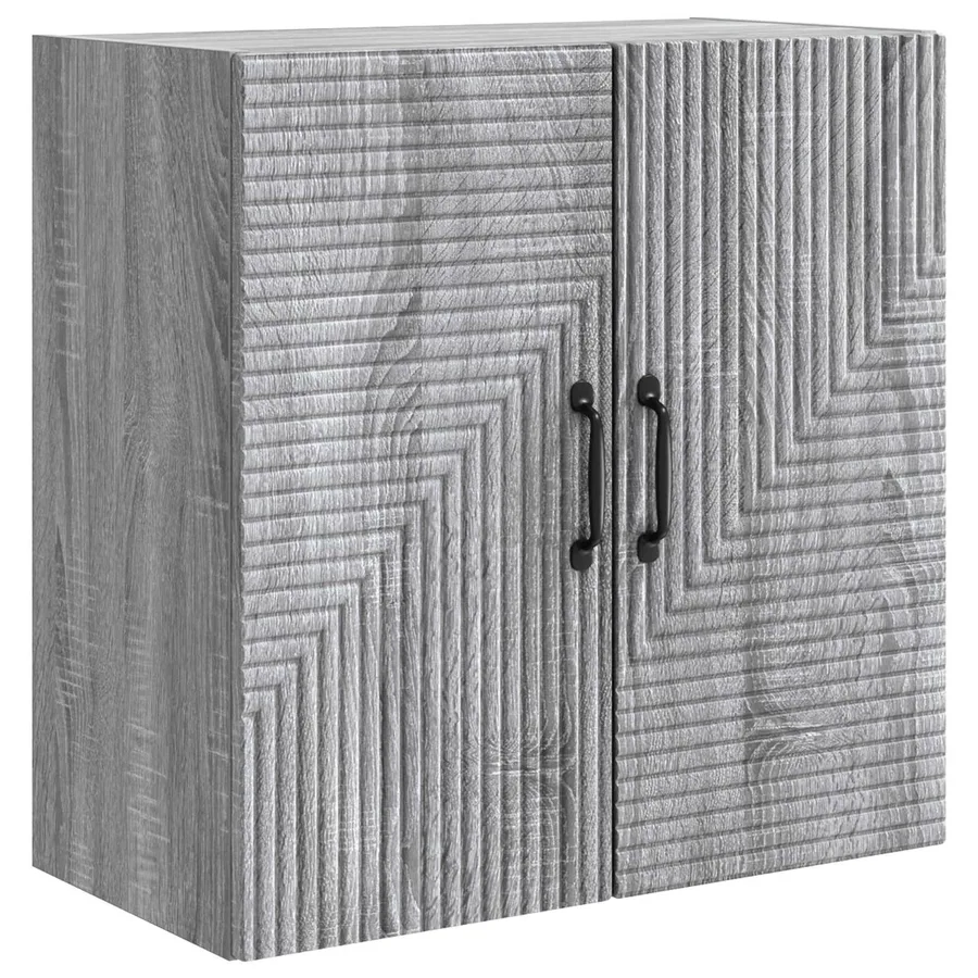 Armoire Murale Sonoma gris 59 x 31 x 60 cm Bois d'ingénierie - 2