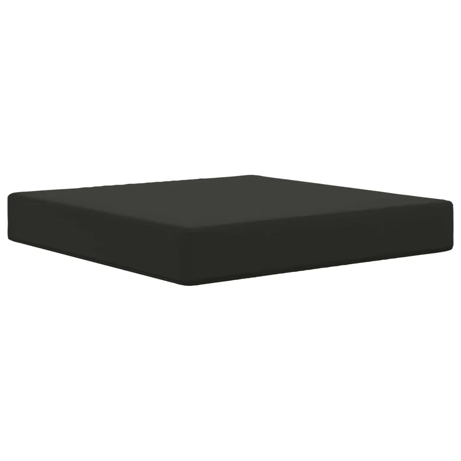 Coussin de canapé d'extérieur 3 pcs Noir Polyester - 4