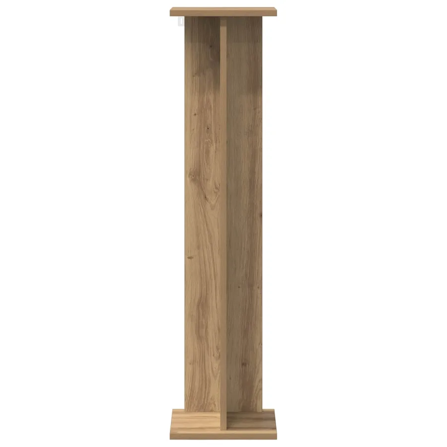 Support de Plante 2 pc Chêne Artisanal 25 x 25,5 x 100,5 cm - 6