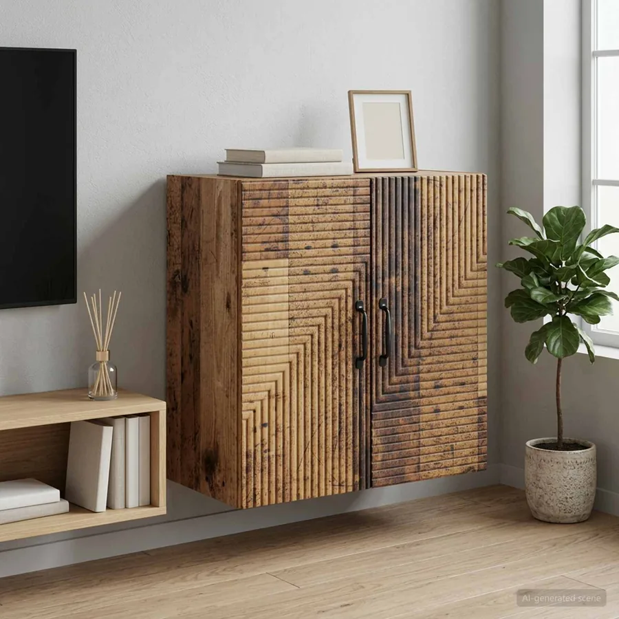 Armoire Murale Bois ancien 59 x 31 x 60 cm Bois d'ingénierie