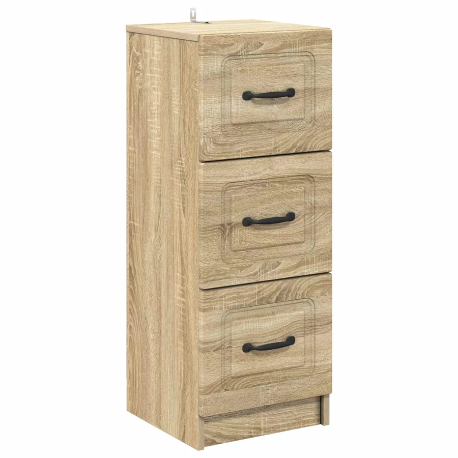 Armoire à tiroirs Chêne Sonoma 33 x 34,5 x 87 cm - 2