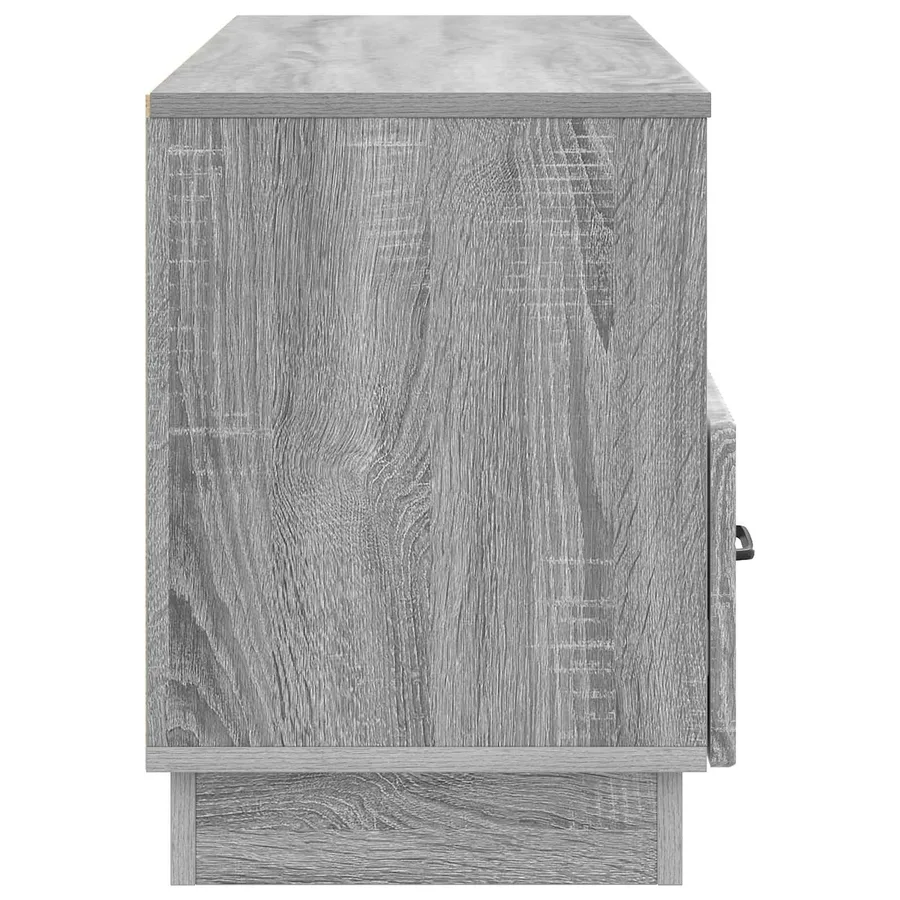 Meuble TV Sonoma gris 102 x 34,5 x 47 cm Bois d'ingénierie - 7
