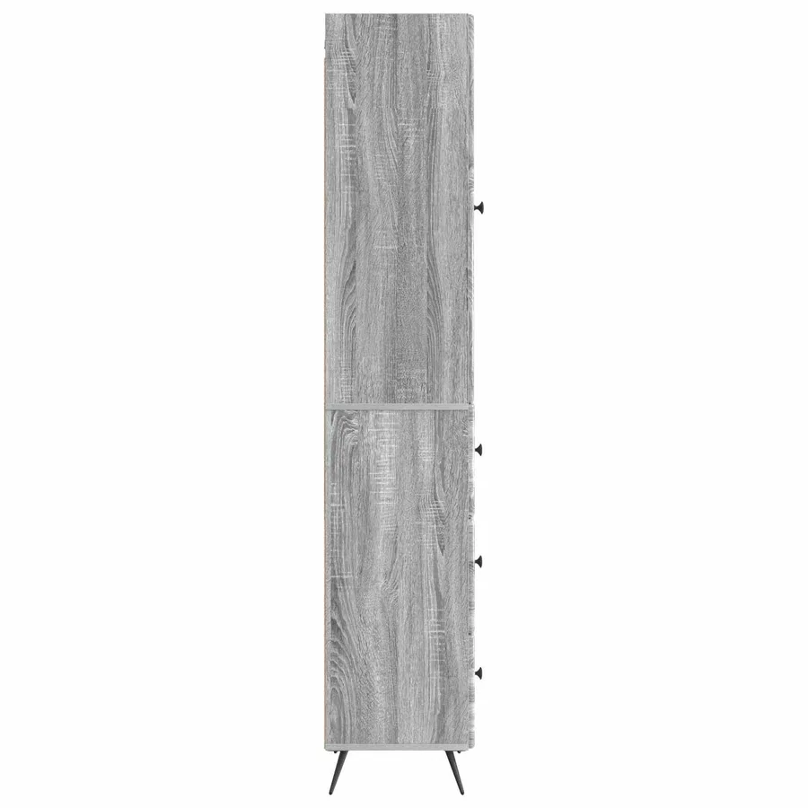 Ensemble de Meubles 2 pcs Sonoma gris 34,5 x 34,5 x 90 cm - 6