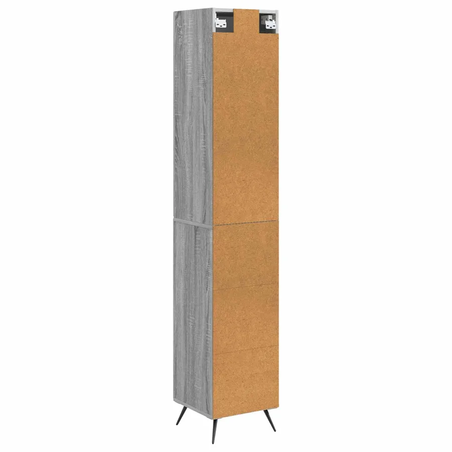 Ensemble de Meubles 2 pcs Sonoma gris 34,5 x 34,5 x 90 cm - 7
