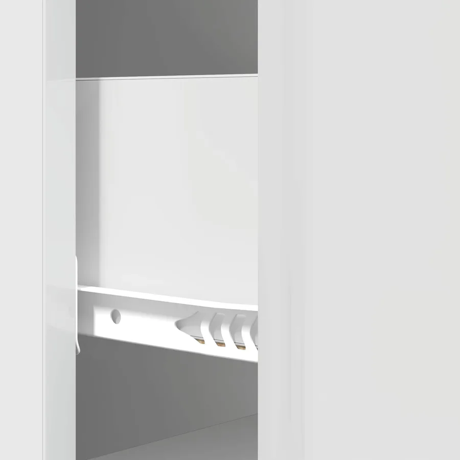 Armoire à tiroirs Blanc brillant 33 x 34,5 x 90 cm - 10