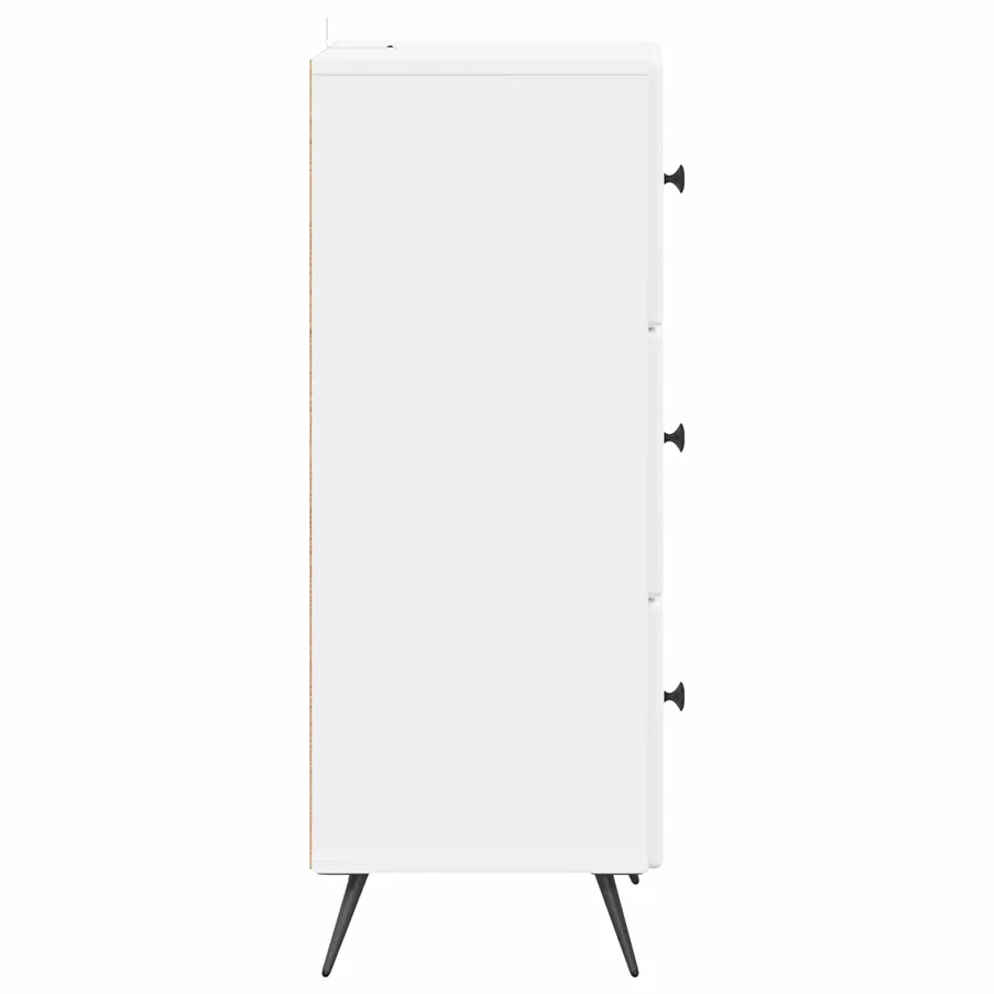 Armoire à tiroirs Blanc brillant 33 x 34,5 x 90 cm - 7