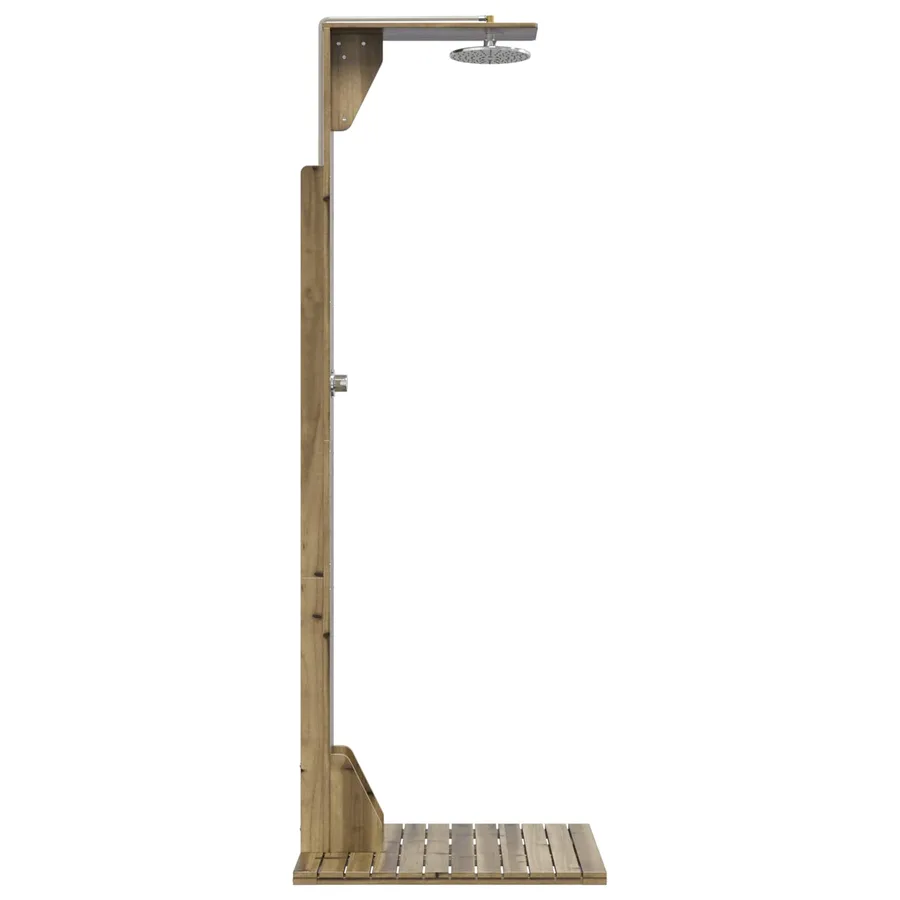 Douche d'extérieur 214,5 cm Naturel - 5