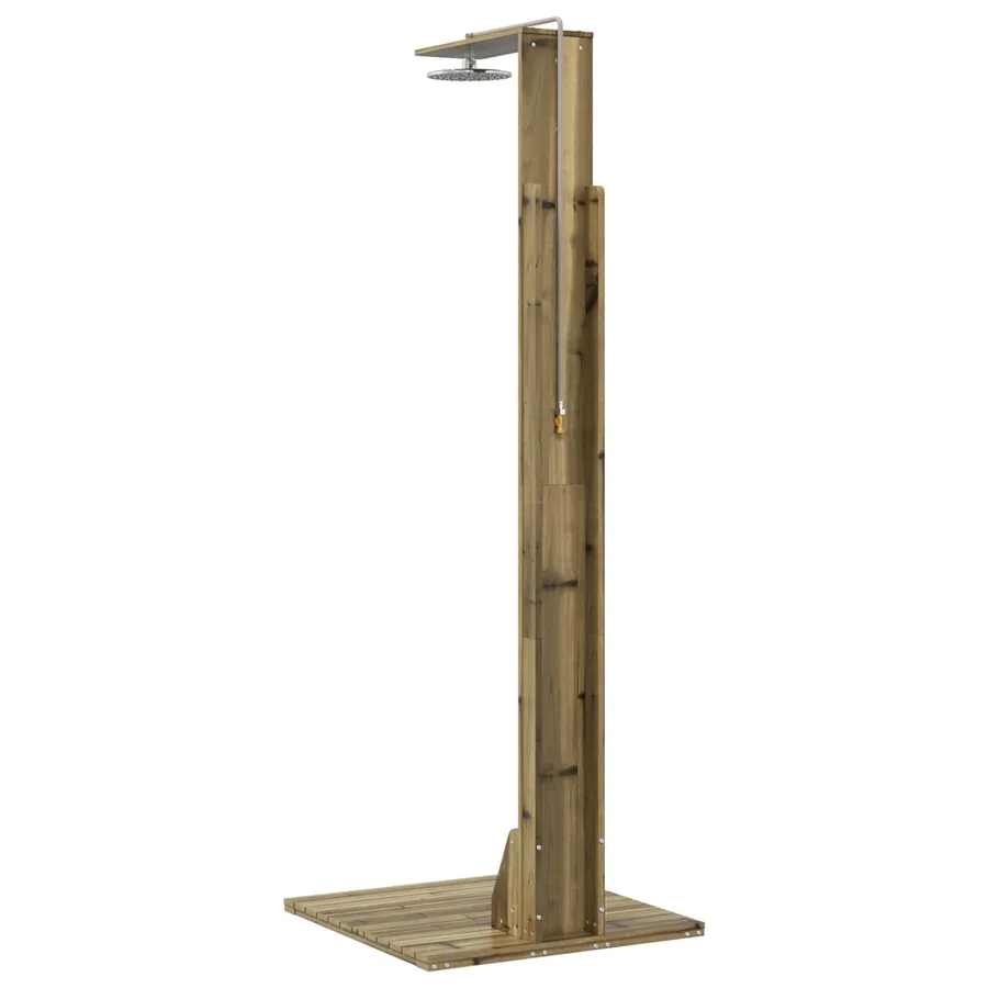 Douche d'extérieur 214,5 cm Naturel - 6