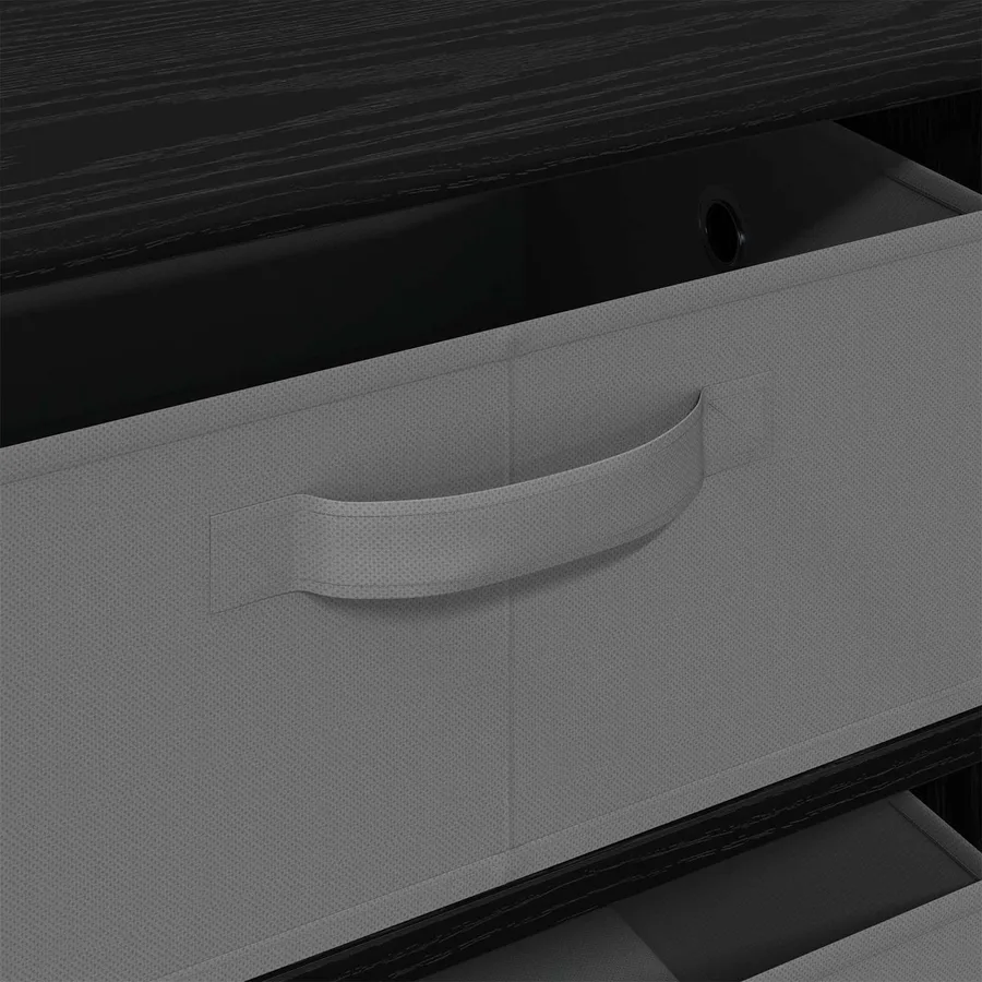 Buffet Chêne noir 60 x 33,5 x 84 cm - 10