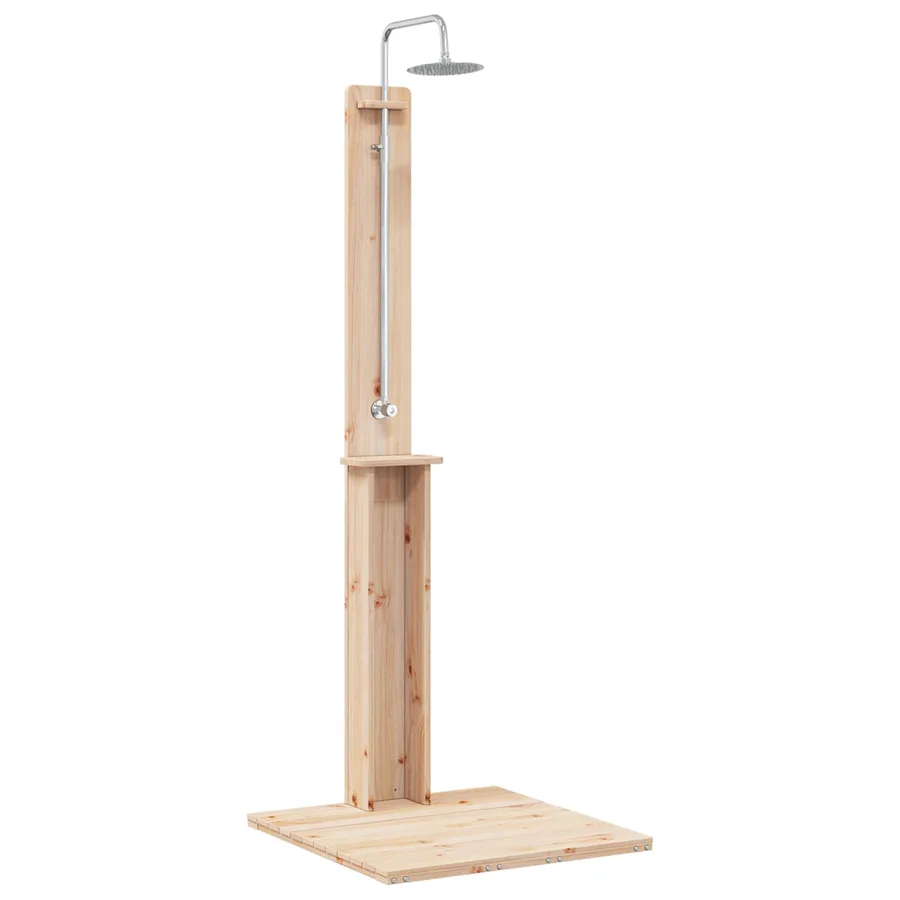 Douche d'extérieur 206 cm Naturel - 2