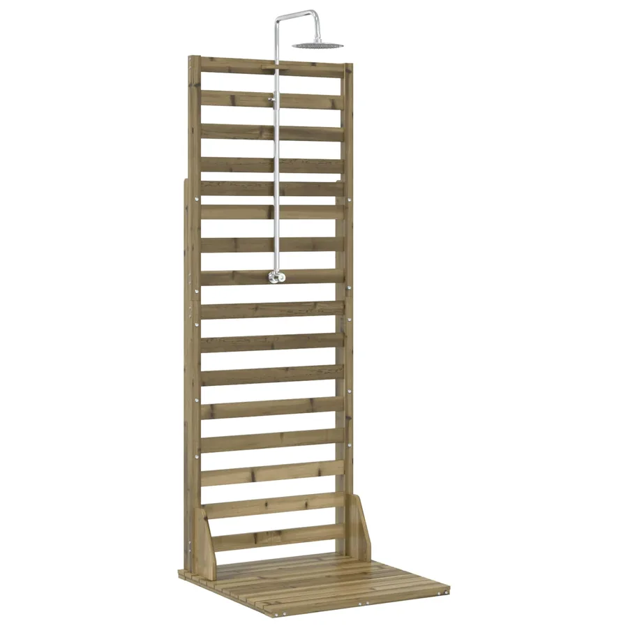 Douche d'extérieur 225 cm Naturel - 2