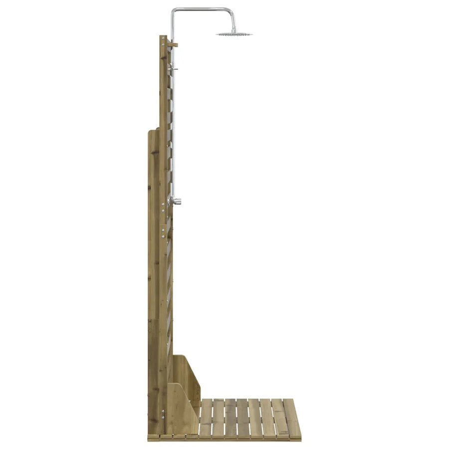 Douche d'extérieur 225 cm Naturel - 5