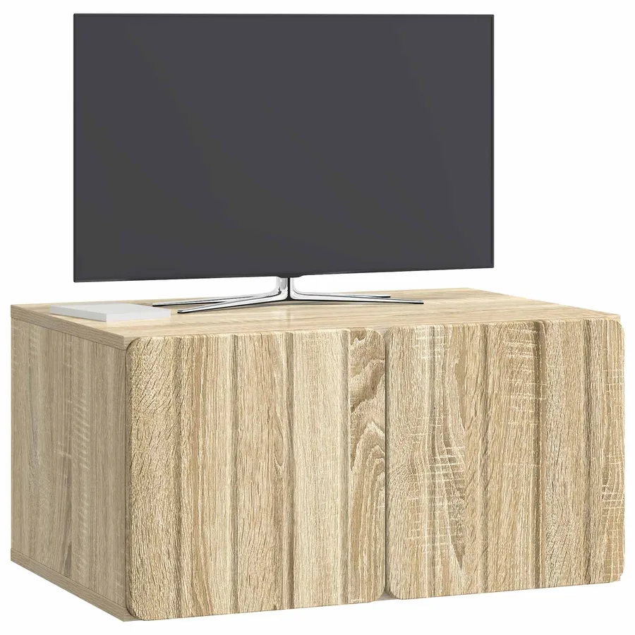 Meuble TV mural 59,5 x 41 x 30 cm Chêne Sonoma - 3