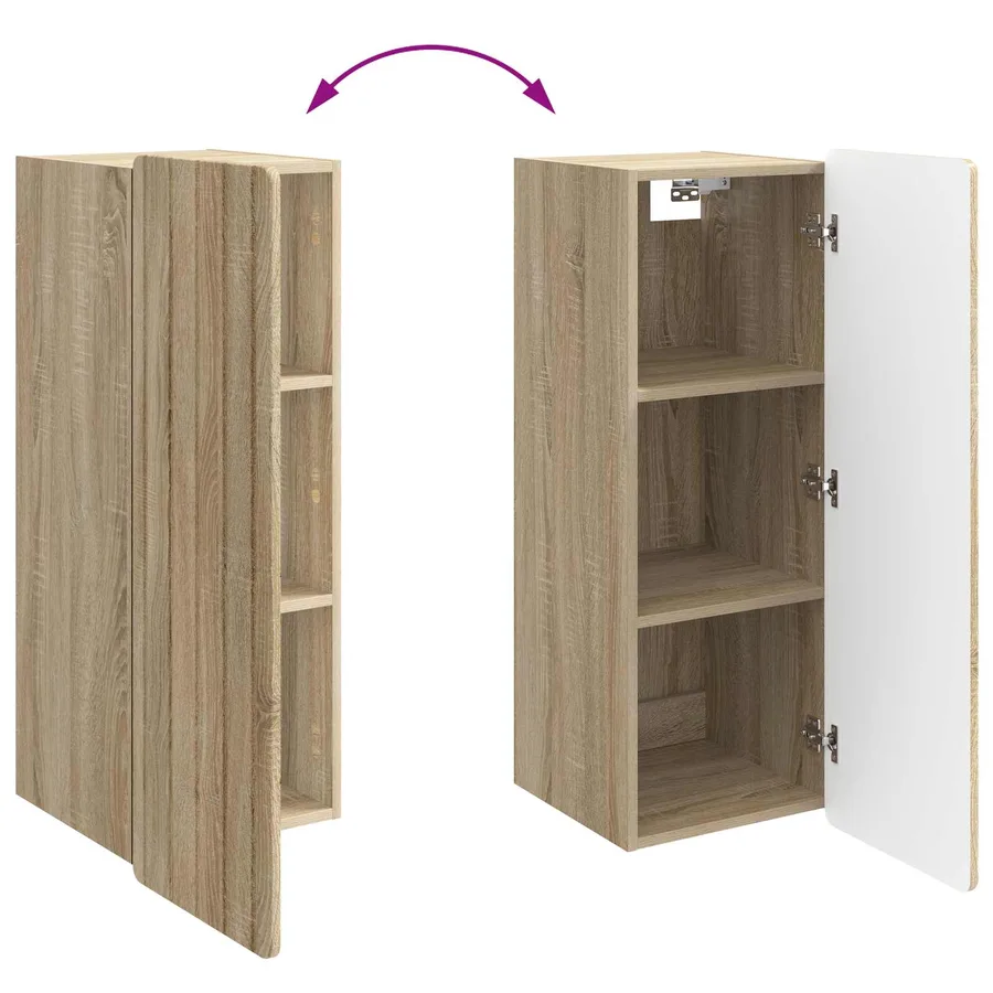 Armoire Murale Chêne Sonoma 33 x 34,5 x 94 cm Bois d'ingénierie - 8