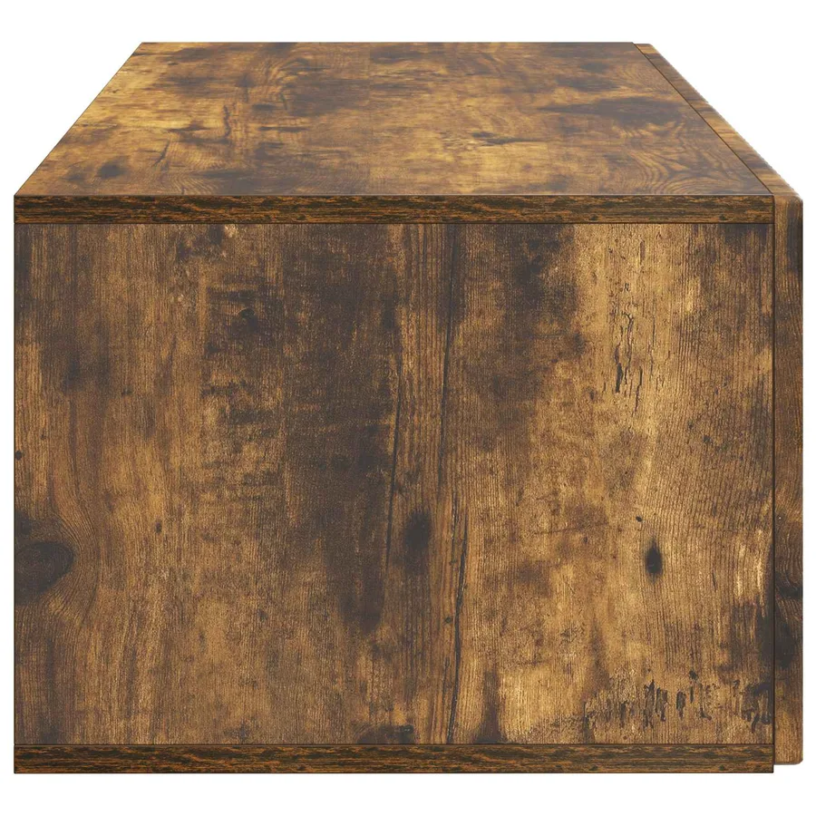 Meuble TV mural Chêne fumé 78,5 x 41 x 30 cm Bois d'ingénierie - 7