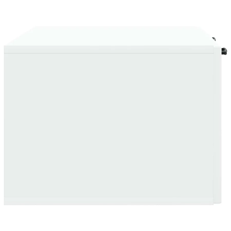 Meuble TV mural Blanc 78,5 x 41 x 30 cm Bois d'ingénierie - 7