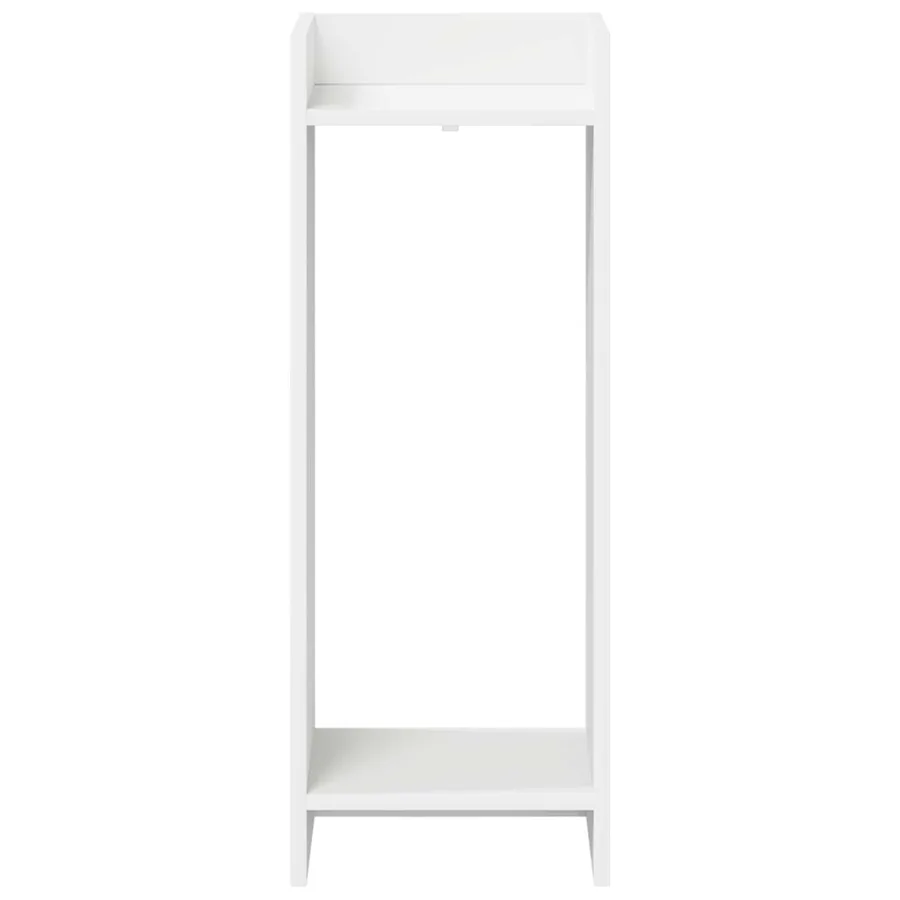 Support de Plante 2 pc Blanc 30 x 30 x 80 cm Bois d’ingénierie - 6