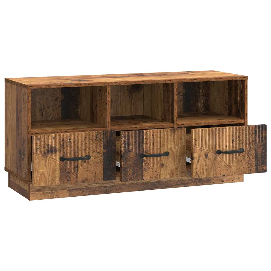 Meuble TV Bois ancien 102 x 34,5 x 47 cm Bois d'ingénierie - 5
