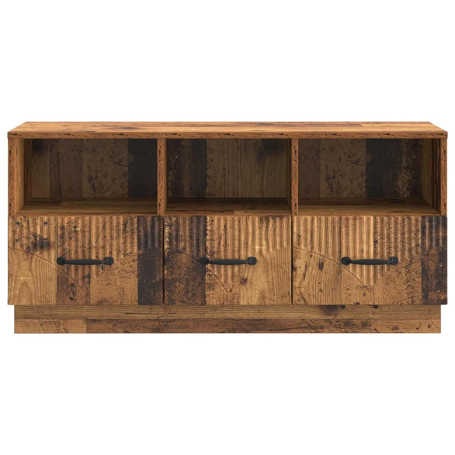 Meuble TV Bois ancien 102 x 34,5 x 47 cm Bois d'ingénierie - 6