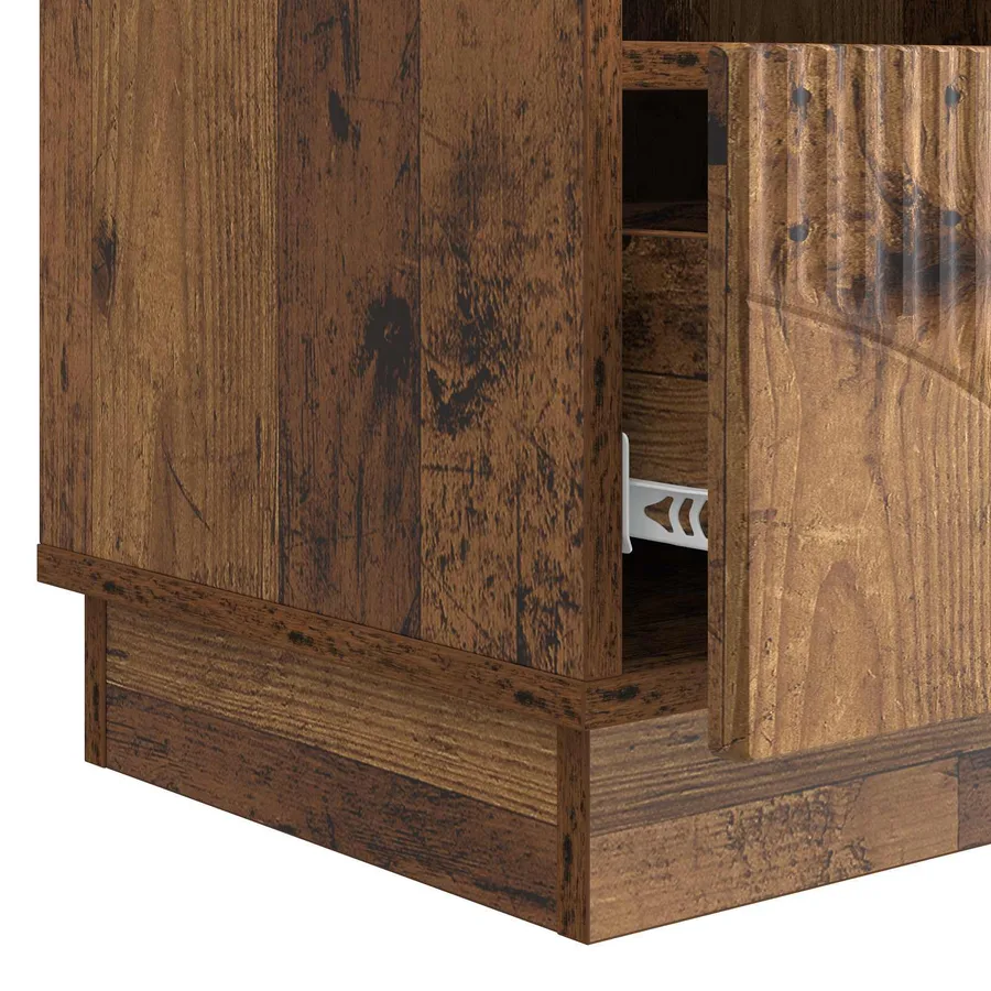 Meuble TV Bois ancien 102 x 34,5 x 47 cm Bois d'ingénierie - 9
