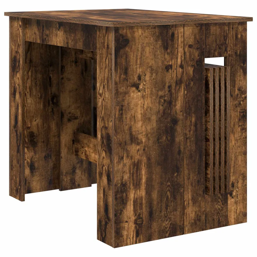 Table à dîner 240 x 85 x 75 cm Bois d'ingénierie Chêne fumé - 5
