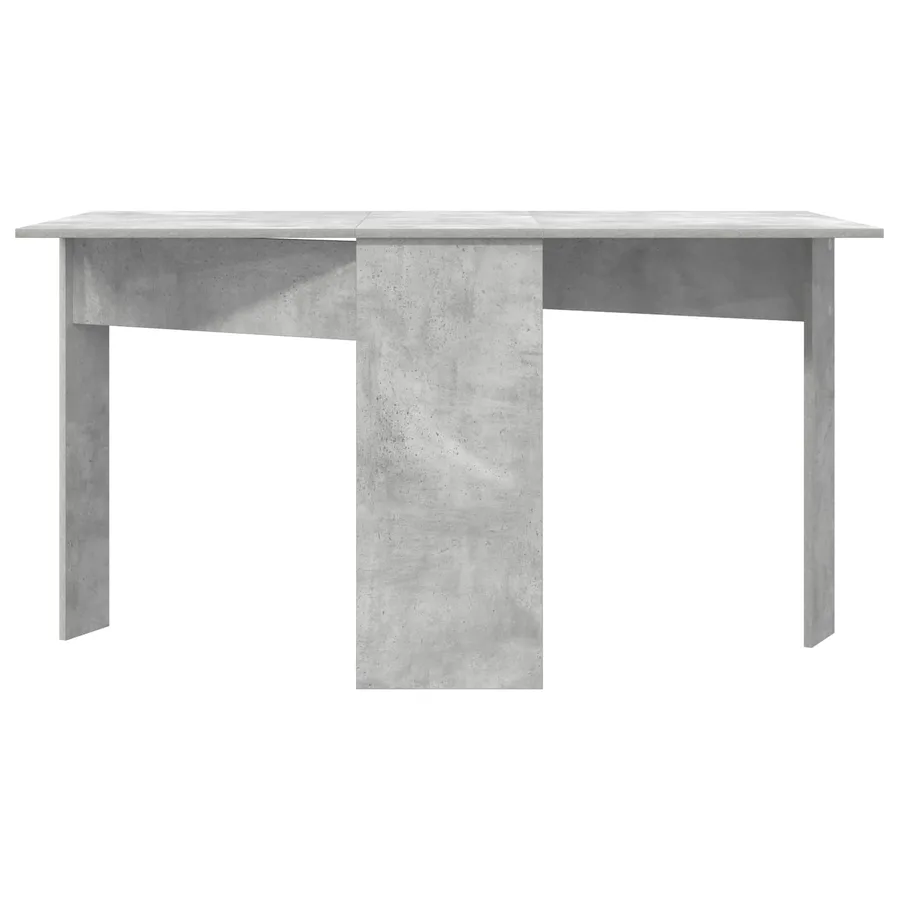 Table à dîner 138 x 70 x 73,5 cm Bois d'ingénierie Gris béton - 5