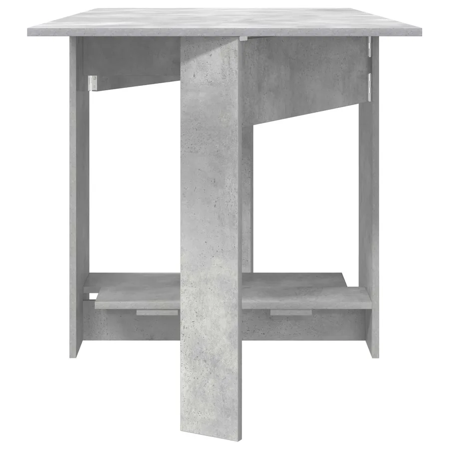 Table à dîner 138 x 70 x 73,5 cm Bois d'ingénierie Gris béton - 6