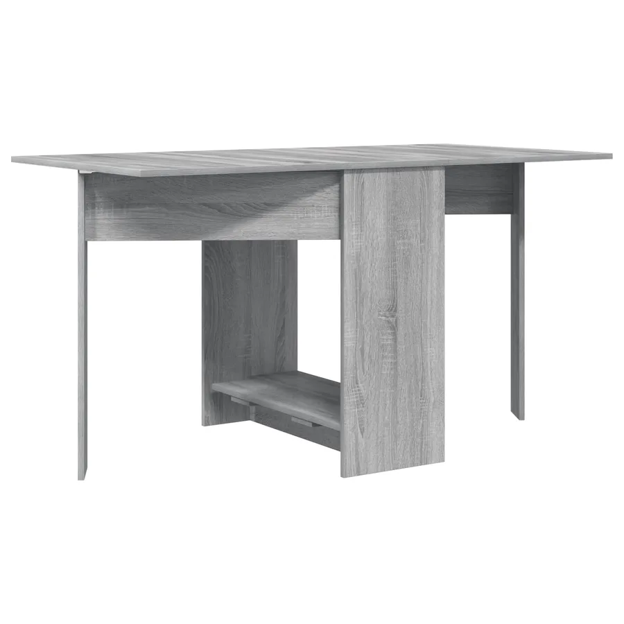 Table à dîner 138 x 70 x 73,5 cm Bois d'ingénierie Sonoma gris - 2