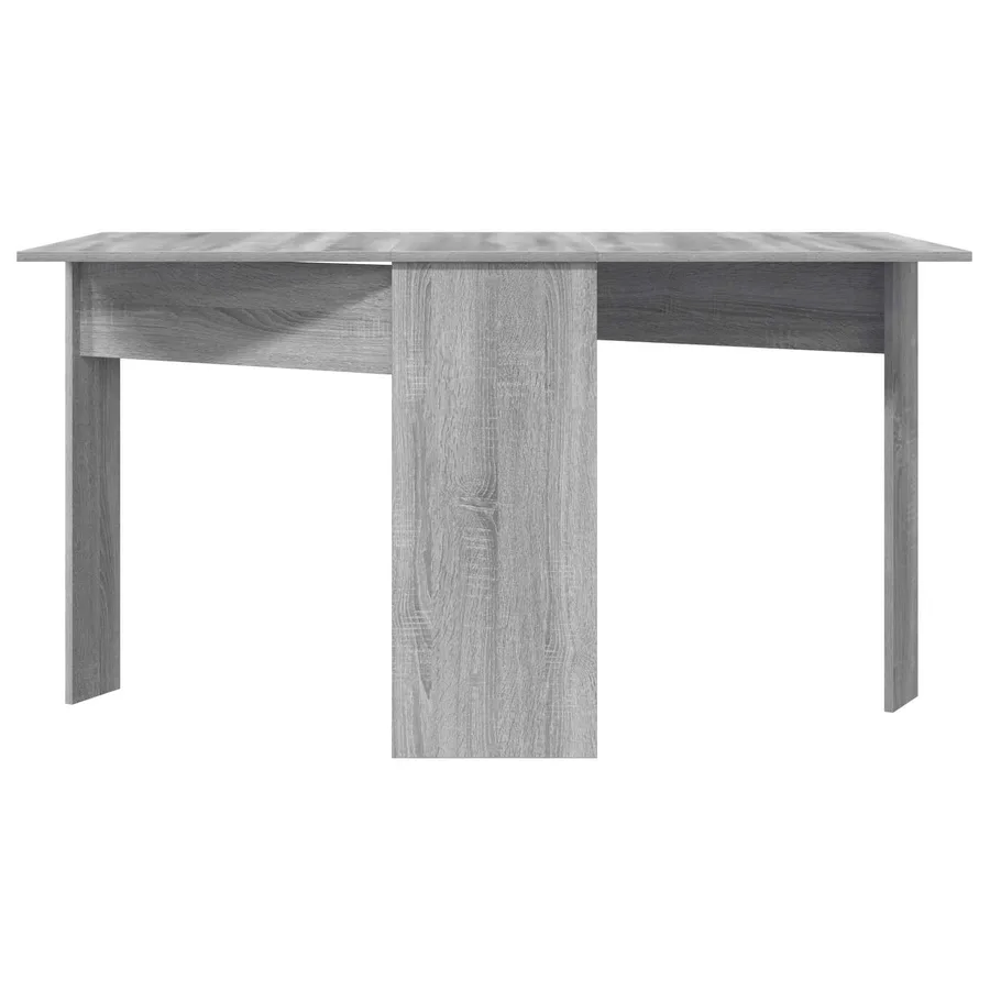 Table à dîner 138 x 70 x 73,5 cm Bois d'ingénierie Sonoma gris - 5