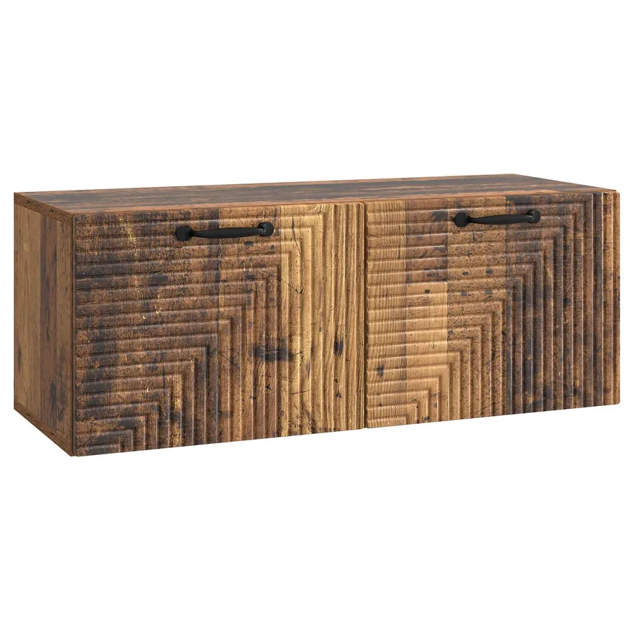 Meuble TV mural Bois ancien 78,5 x 31 x 30 cm Bois d'ingénierie - 2