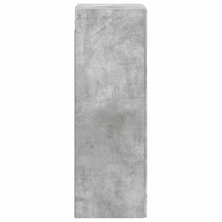Cabinet de Salle de Bain Mural Gris béton 33 x 34,5 x 100 cm - 4