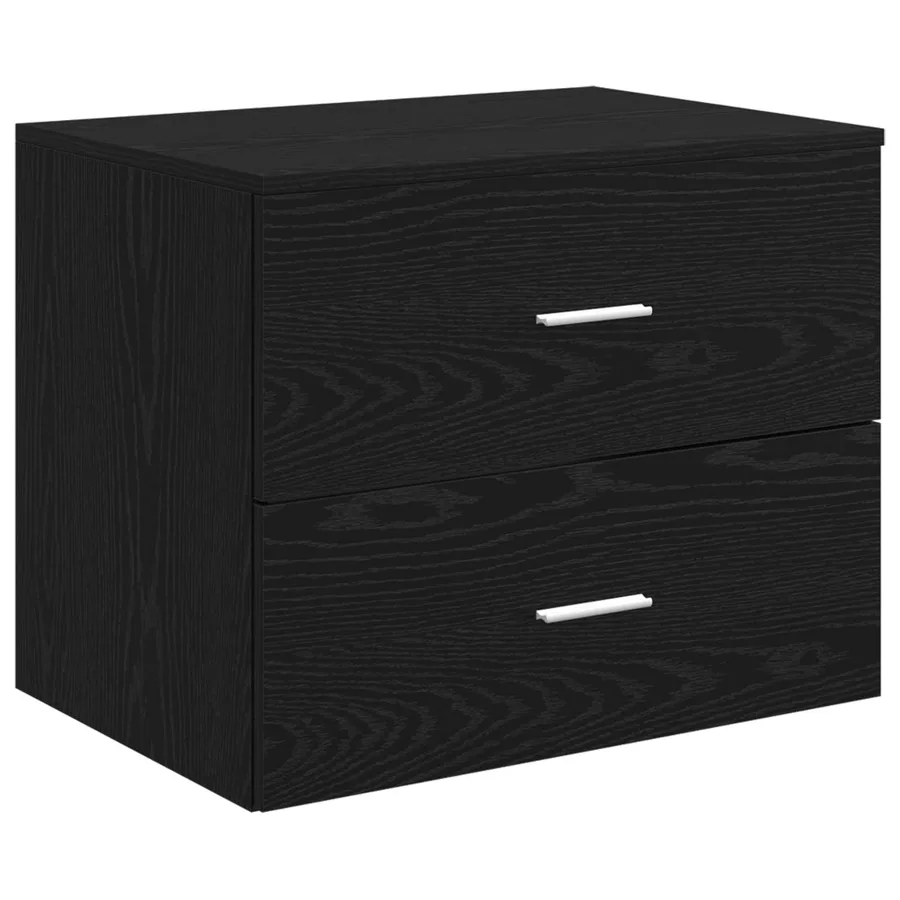 Ensemble de mobilier de salle de bain 4 pcs Chêne noir - 6