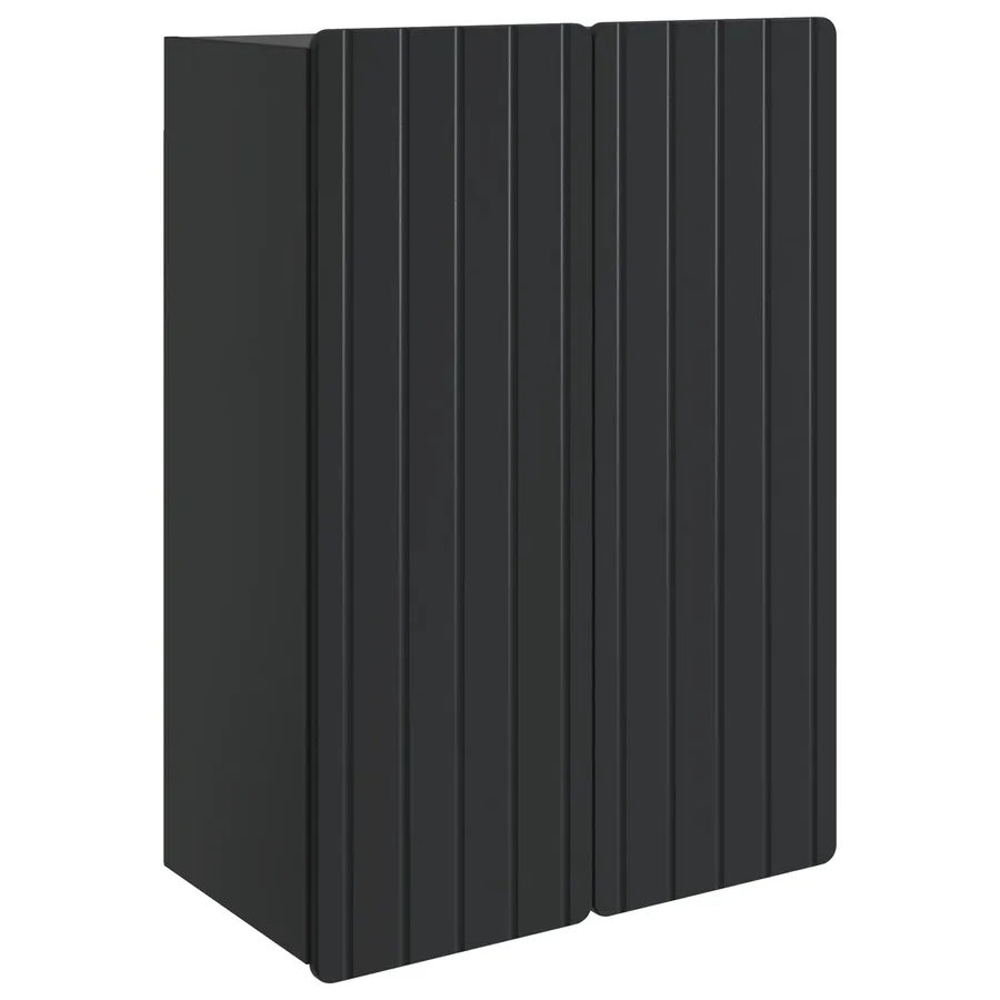 Armoire Murale Noir 66 x 34,5 x 92 cm Bois d'ingénierie - 2