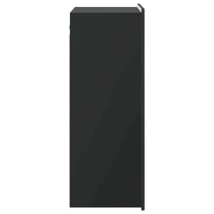 Armoire Murale Noir 66 x 34,5 x 92 cm Bois d'ingénierie - 5