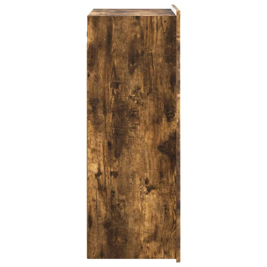 Armoire Murale Chêne fumé 66 x 34,5 x 92 cm Bois d'ingénierie - 5
