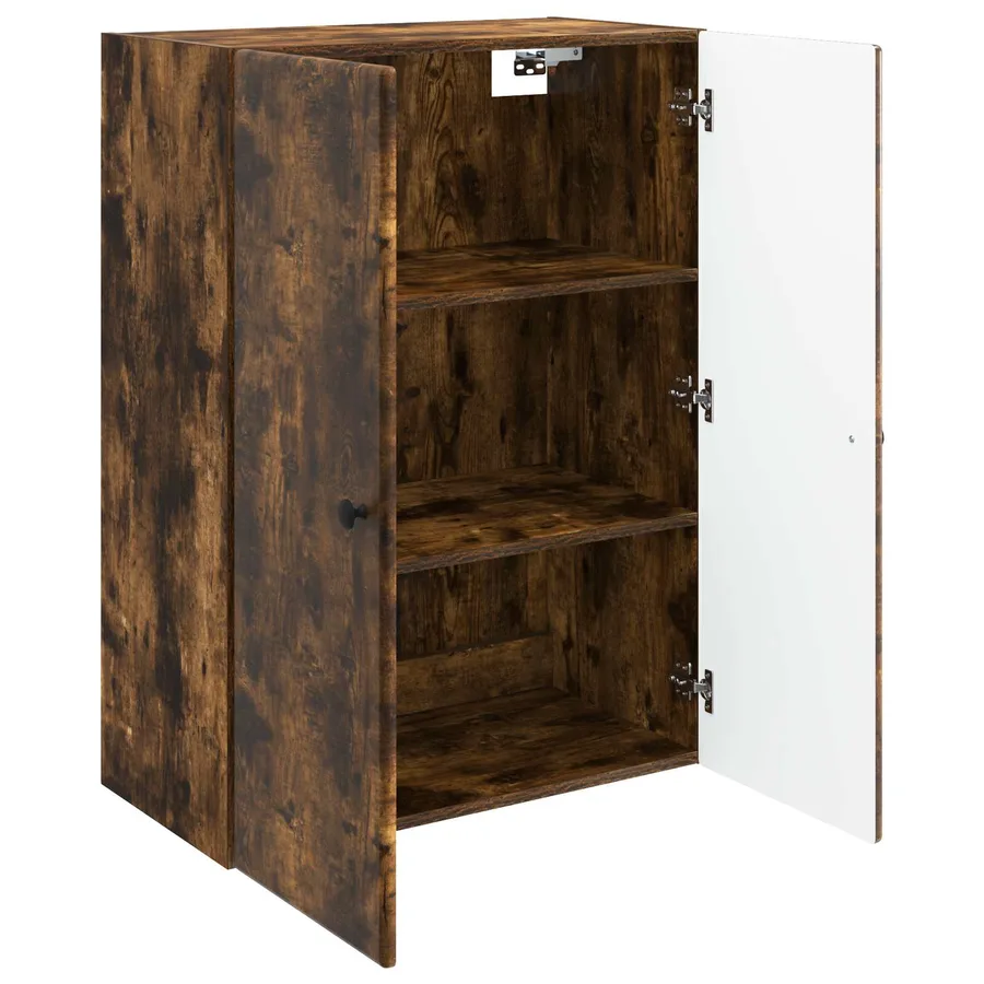 Armoire Murale Chêne fumé 66 x 34,5 x 90 cm Bois d'ingénierie - 3