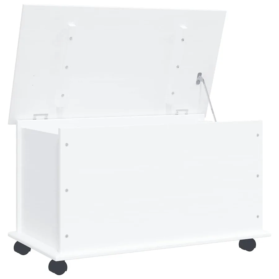 Coffre de rangement et roulettes ALTA blanc 73x39,5x43 cm - 2