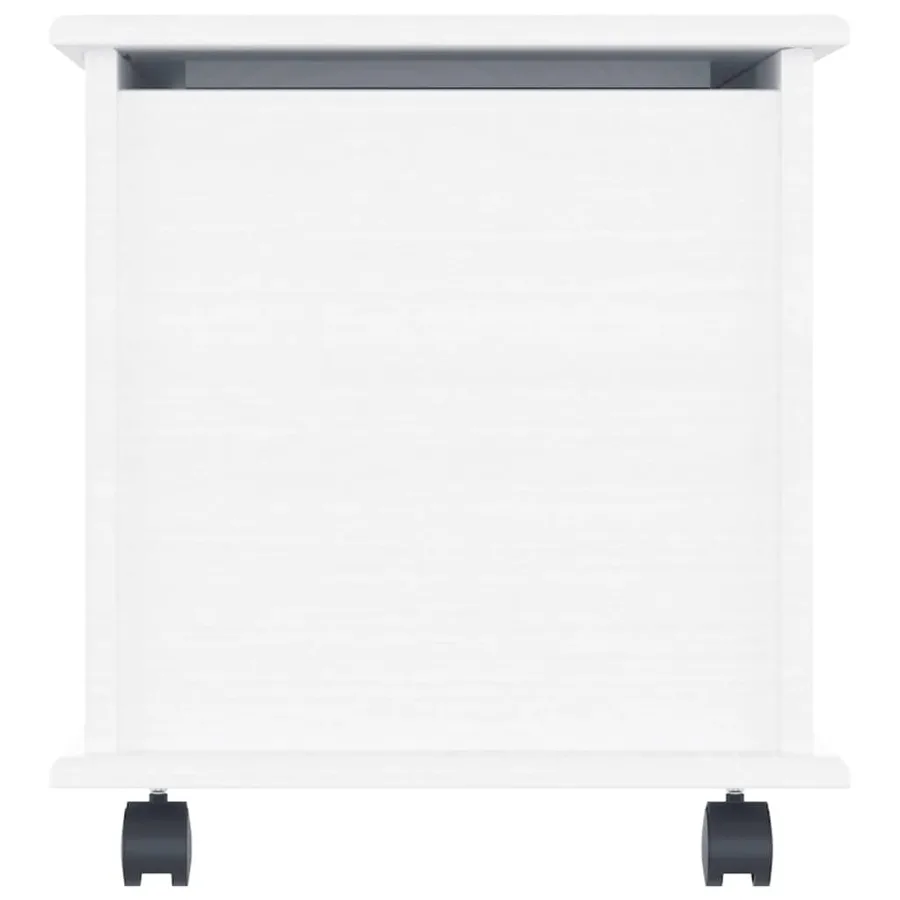 Coffre de rangement et roulettes ALTA blanc 73x39,5x43 cm - 6