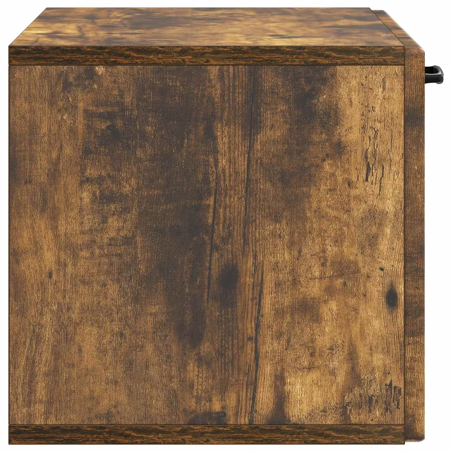 Meuble TV mural Chêne fumé 59,5 x 31 x 30 cm Bois d'ingénierie - 7