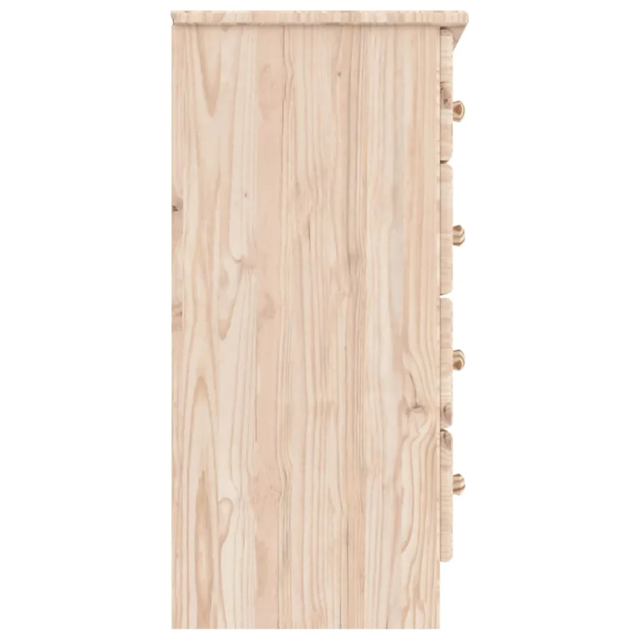 Commode ALTA 77x35x73 cm bois massif de pin - 5