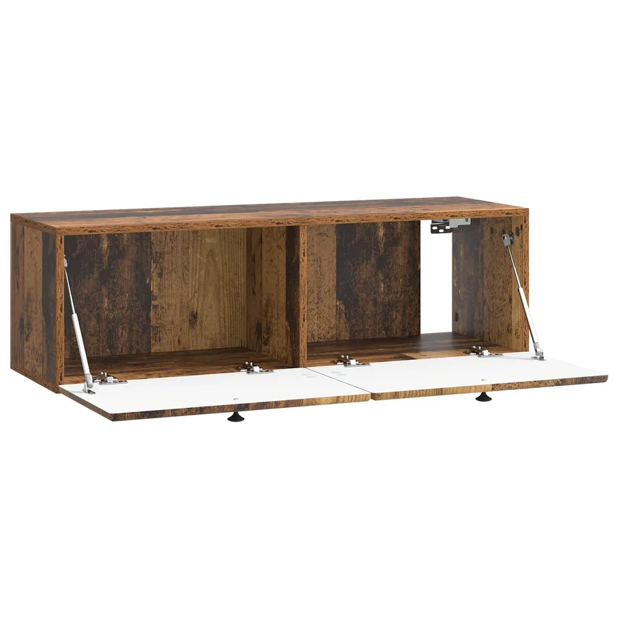 Meuble TV mural 98 x 31 x 30 cm Bois ancien Bois d'ingénierie - 5