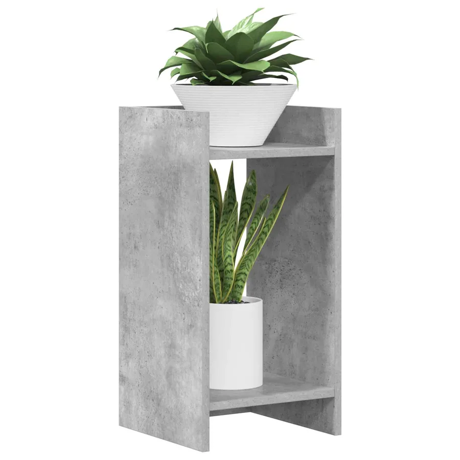 Support de Plante 2 pc Gris Béton 30 x 30 x 60 cm - 3