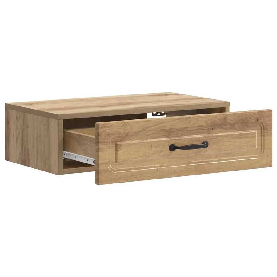 Table d'appoint murale 59 x 34,5 x 17 cm Bois d'ingénierie - 4