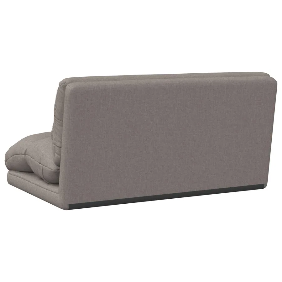 Fauteuil de sol ajustable Taupe Tissu - 6