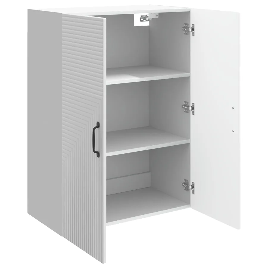 Armoire Murale Blanc brillant 66 x 34,5 x 90 cm - 3