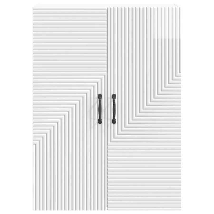 Armoire Murale Blanc brillant 66 x 34,5 x 90 cm - 4