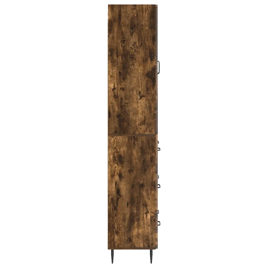 Ensemble de Meubles 2 pcs Chêne fumé 66 x 34,5 x 90 cm - 6